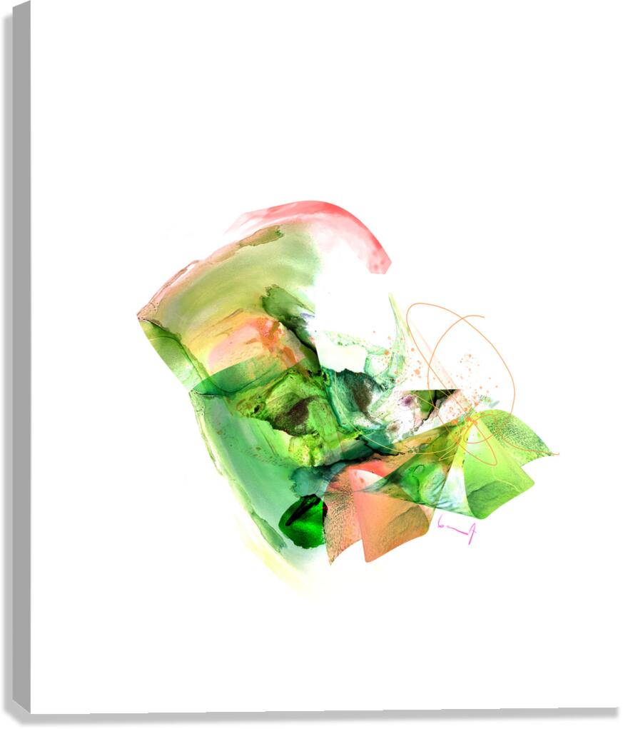 Just peachy Canvas Print